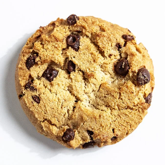 Illustrative chocolate chip cookies